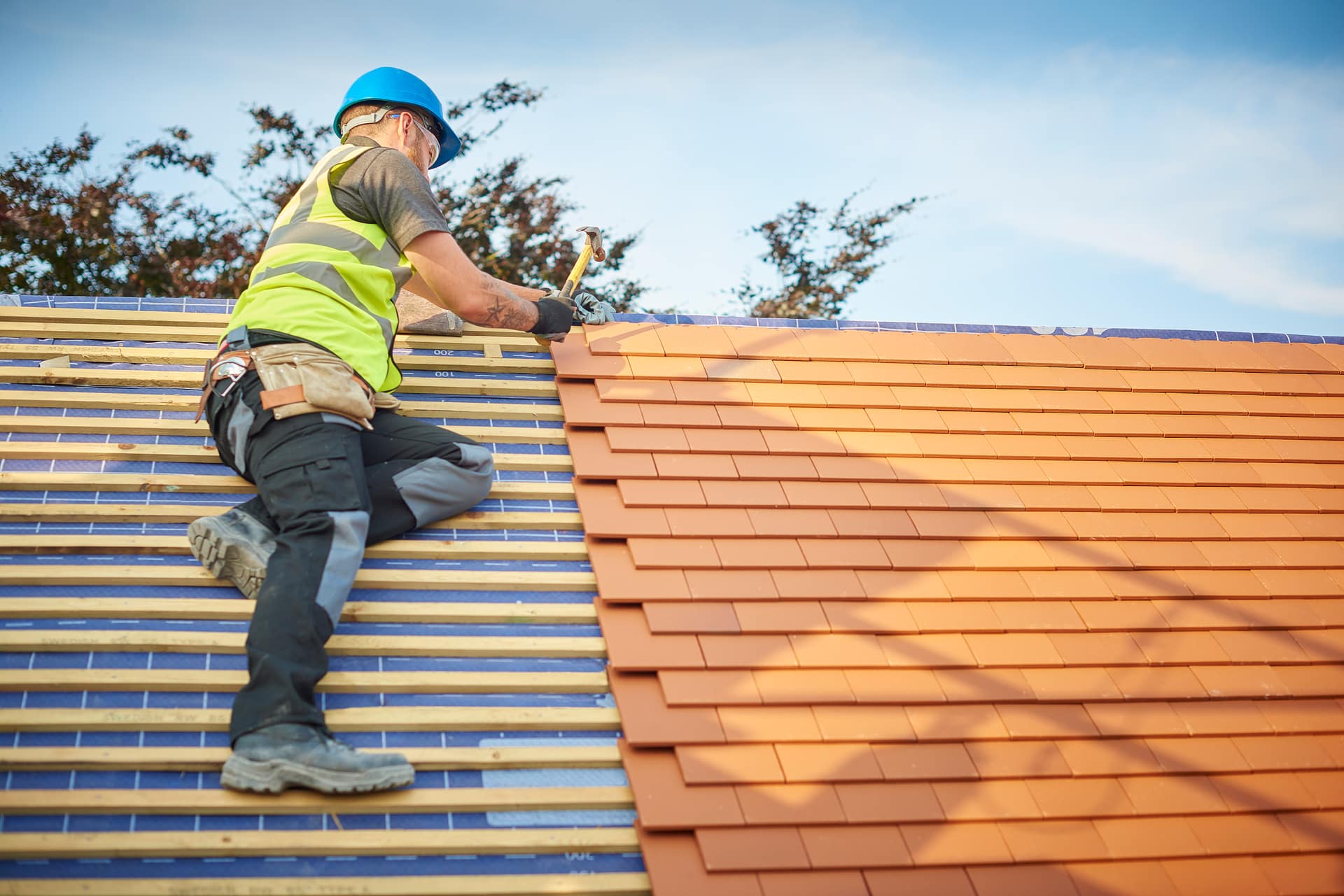 Concrete tiled roof in Ware